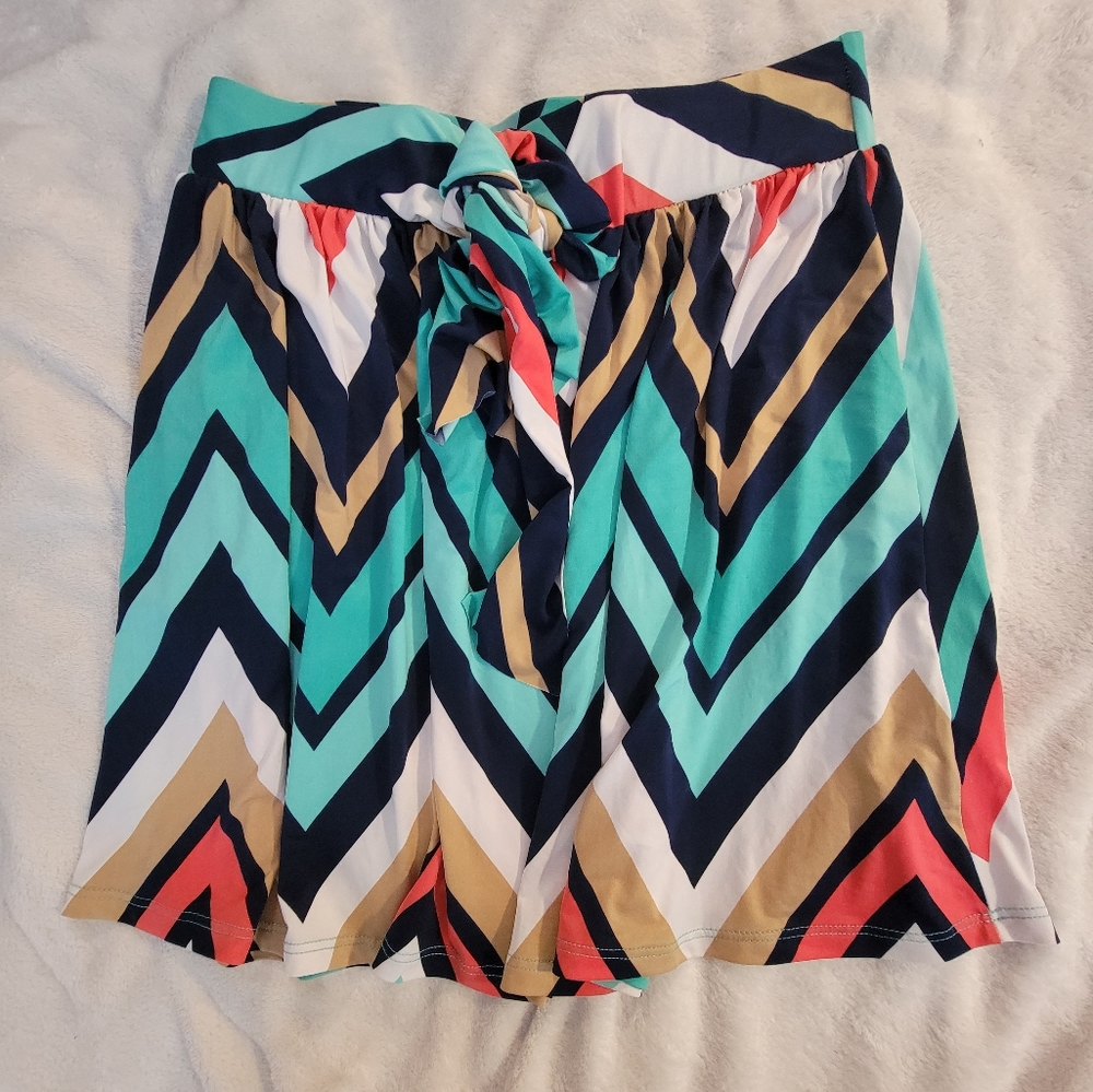 Chevron skirt